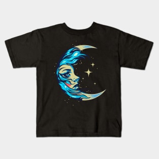 Moonlight Goddess Kids T-Shirt